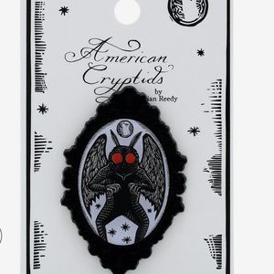 American Cryptids Mothman Enamel Pin By‎ Brian Reedy Hot Topic